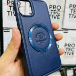Polo MagSafe Leather Case - Blue