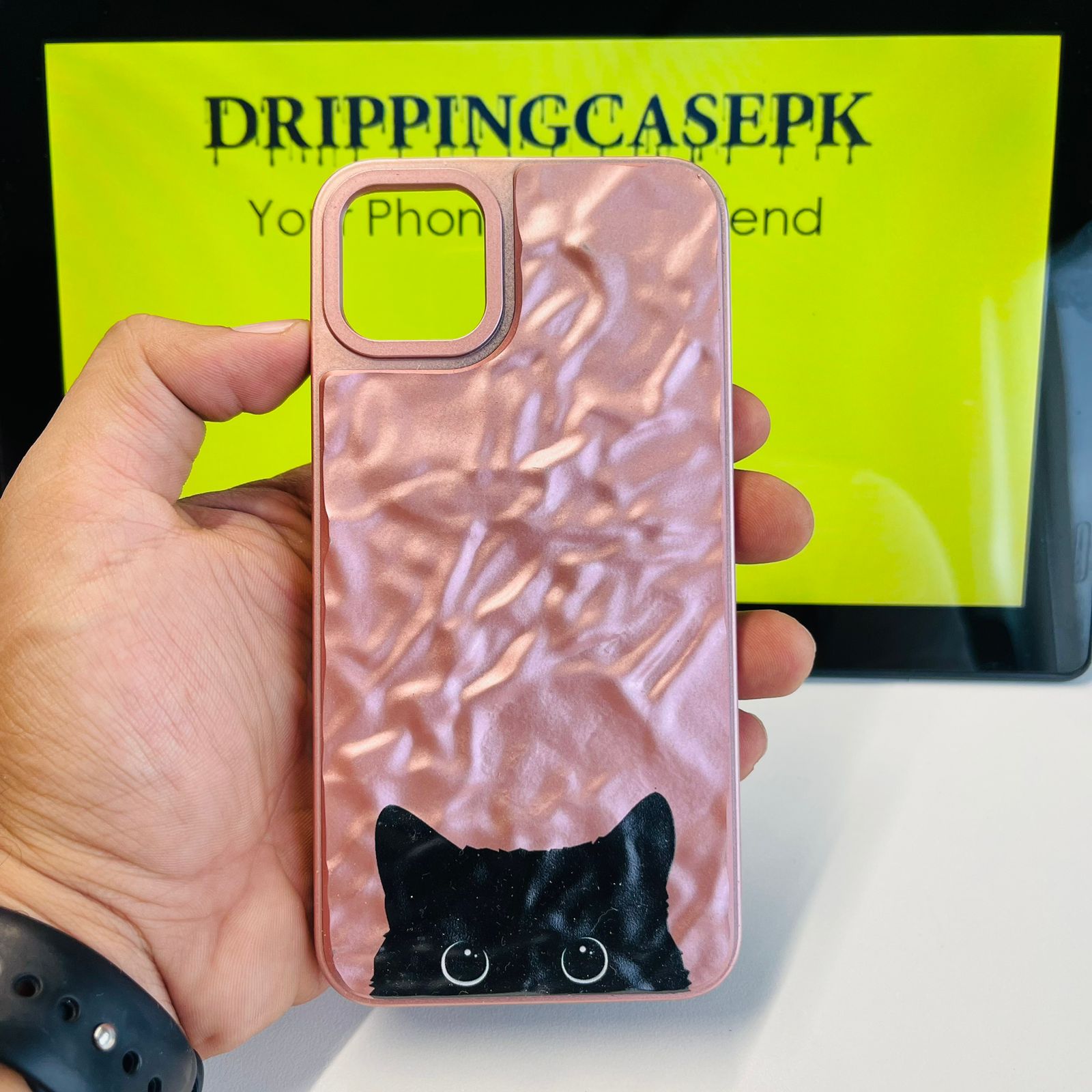 Fiber Black Cat Case 11 Pro Max