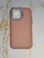 Sparkle Kitty Diamond Case Peach